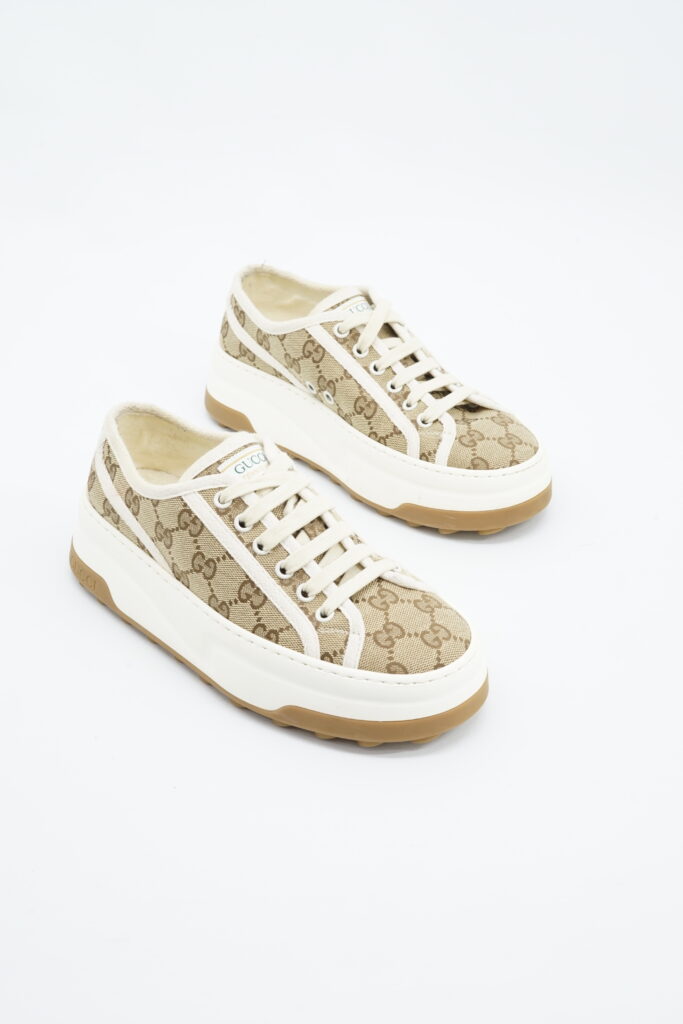 Gucci Tennis 1977 GG Supreme Beige