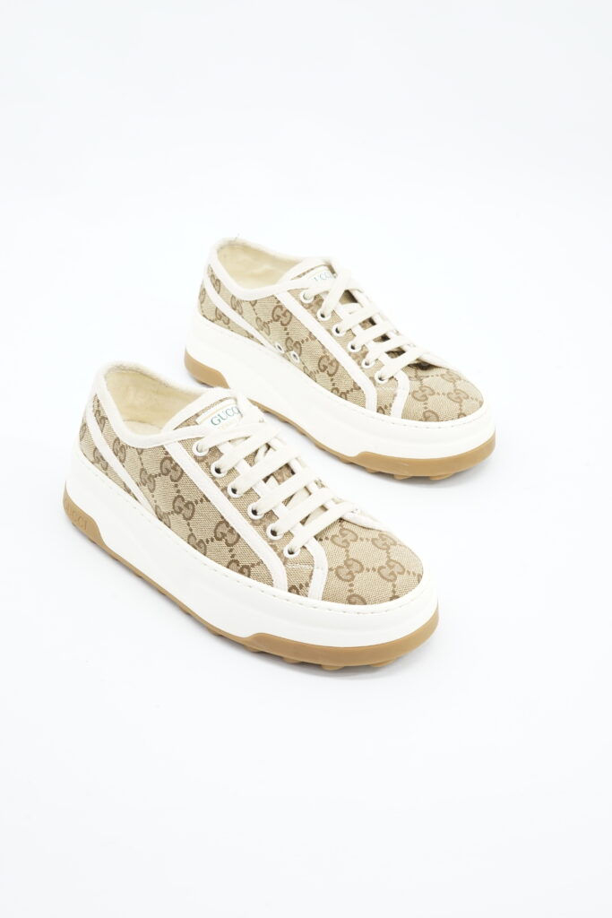 Gucci Tennis 1977 GG Supreme Beige