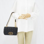 Dior Medium Caro Black GHW