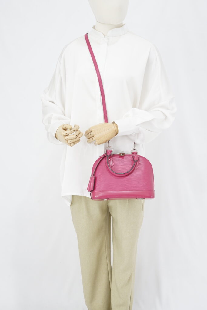 Louis Vuitton Alma BB Epi Pink SHW