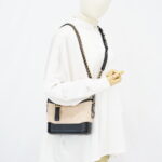 Chanel Gabrielle Small Beige Black