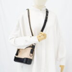 Chanel Gabrielle Small Beige Black