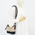 Chanel Gabrielle Small Beige Black