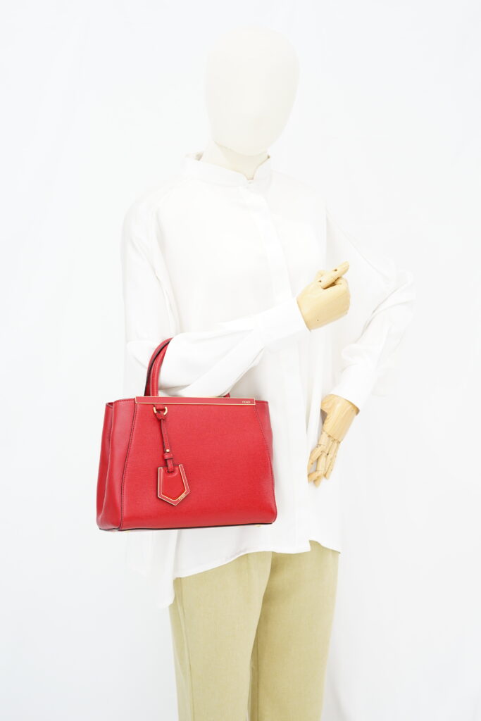 Fendi Petite 2 Jours Red GHW