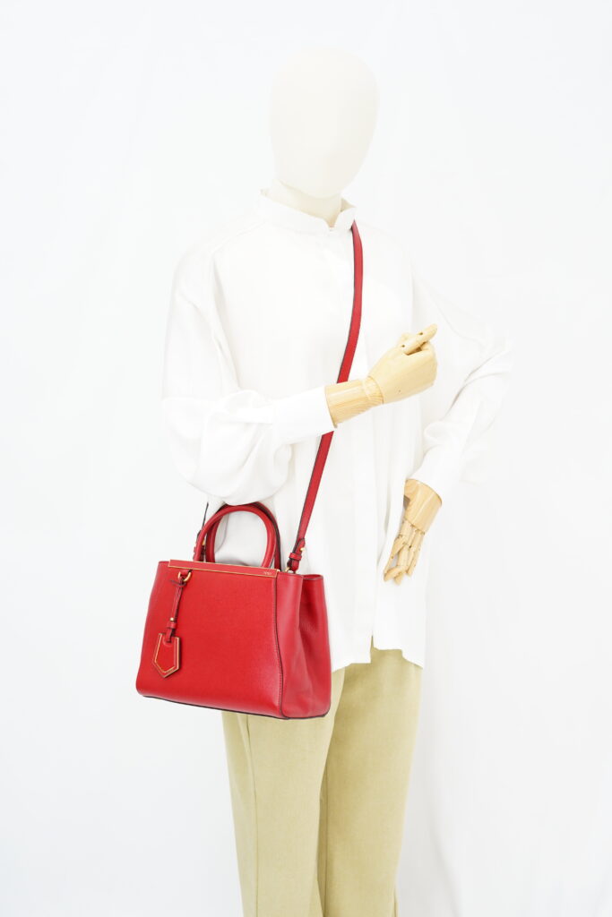 Fendi Petite 2 Jours Red GHW