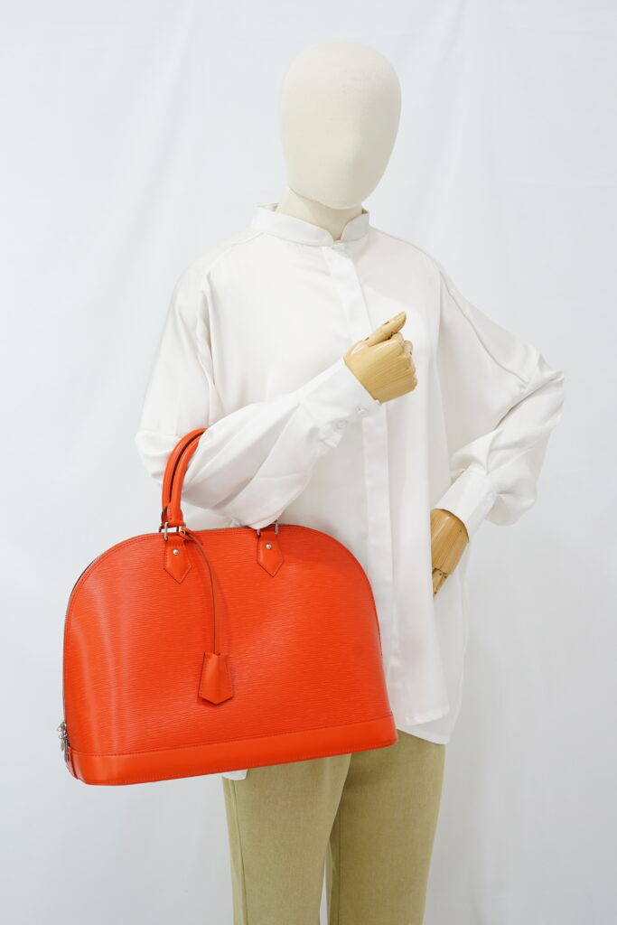 Louis Vuitton Alma GM Piment Epi Orange SHW