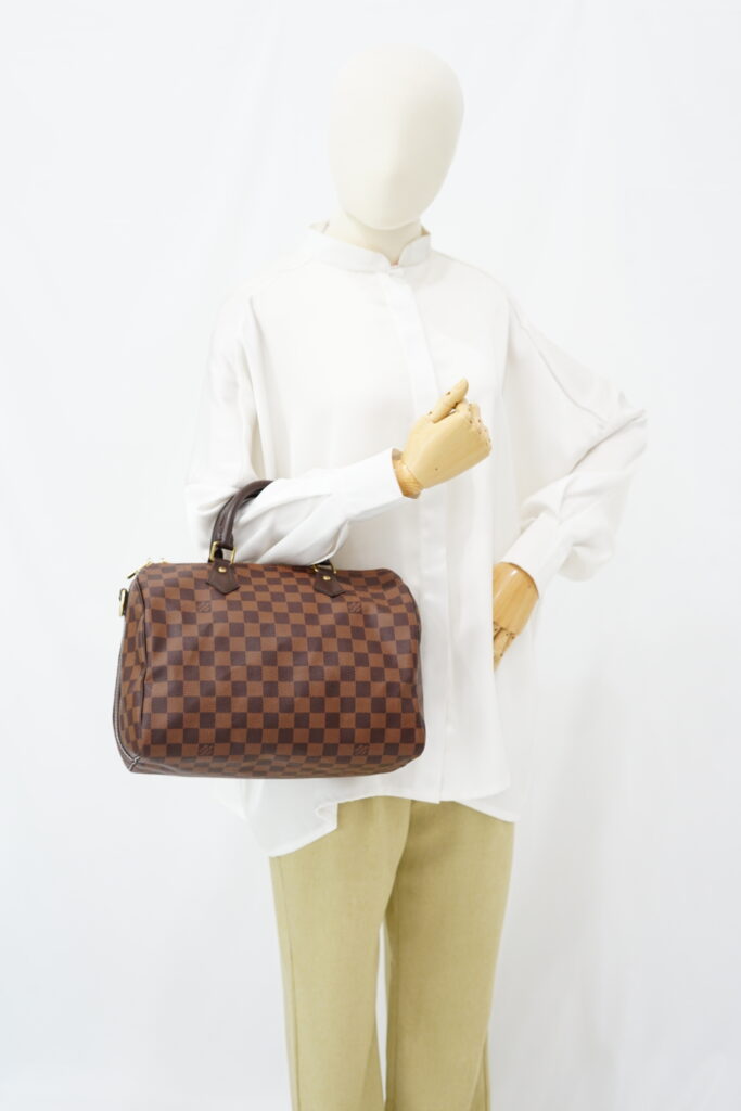 Louis Vuitton Speedy Bandou 30 Damier Ebene GHW