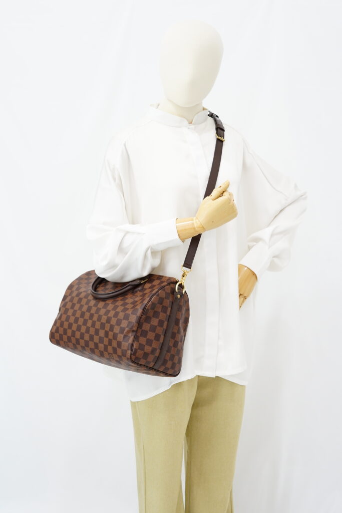 Louis Vuitton Speedy Bandou 30 Damier Ebene GHW