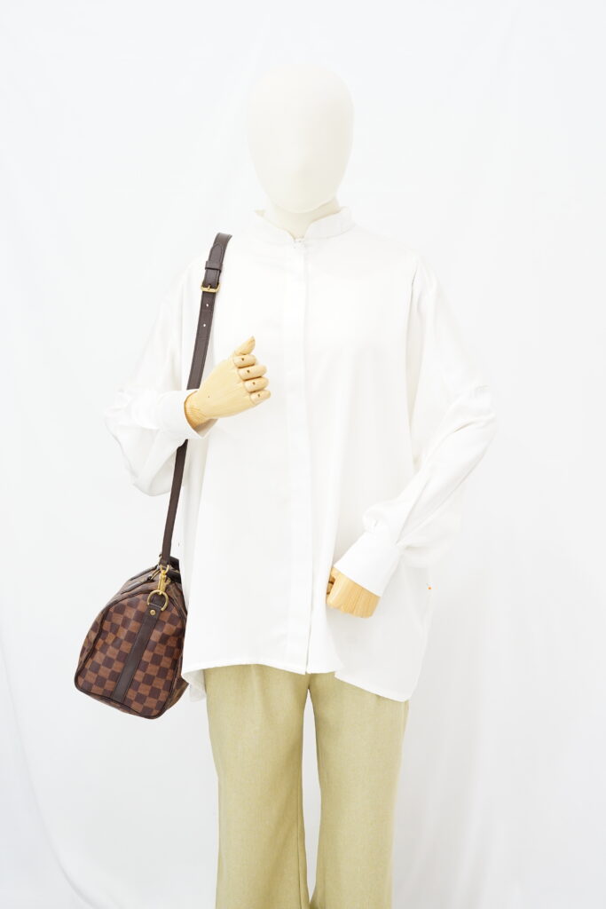 Louis Vuitton Speedy Bandou 25 Damier Ebene GHW