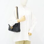 Gucci GG MARMONT Matelasse Black GHW