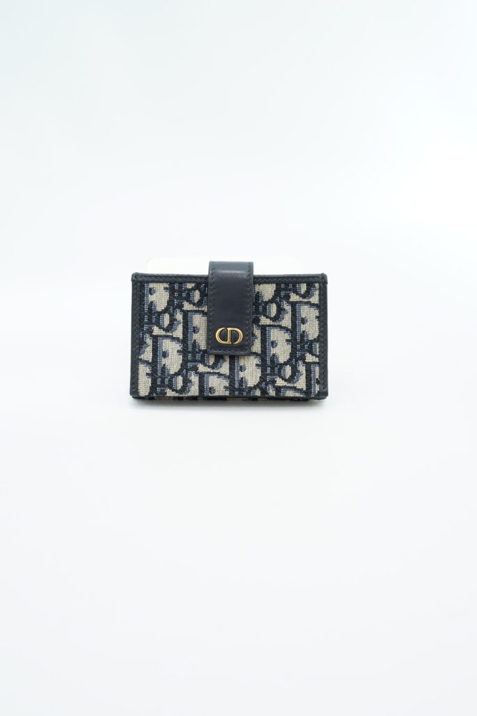 Dior 31 Montaigne Dandelion Canvas Oblique Navy GHW