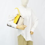 Celine Trapeze Medium Yellow Beige GHW