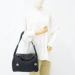 Hermes Lindy 30 Clemence Noir PHW
