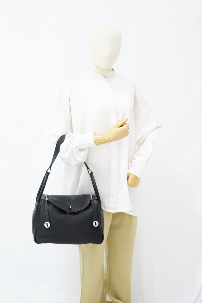 Hermes Lindy 30 Clemence Noir PHW