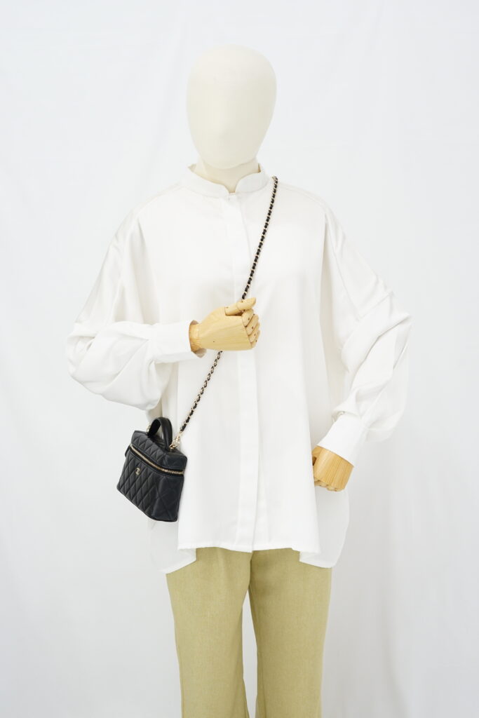 Chanel Vanity Top Handle Lambskin Black GHW