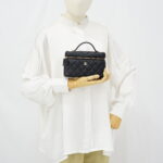 Chanel Vanity Top Handle Lambskin Black GHW
