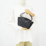 Bottega Veneta Arco Mini Black Intrecciato SHW