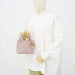 Dior Lady Dior Mini Lambskin Light Pink GHW