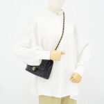 Chanel Medium Classic D Flap Caviar Black GHW