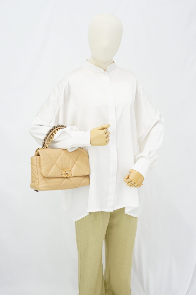 Chanel C19 Small Lambskin Beige