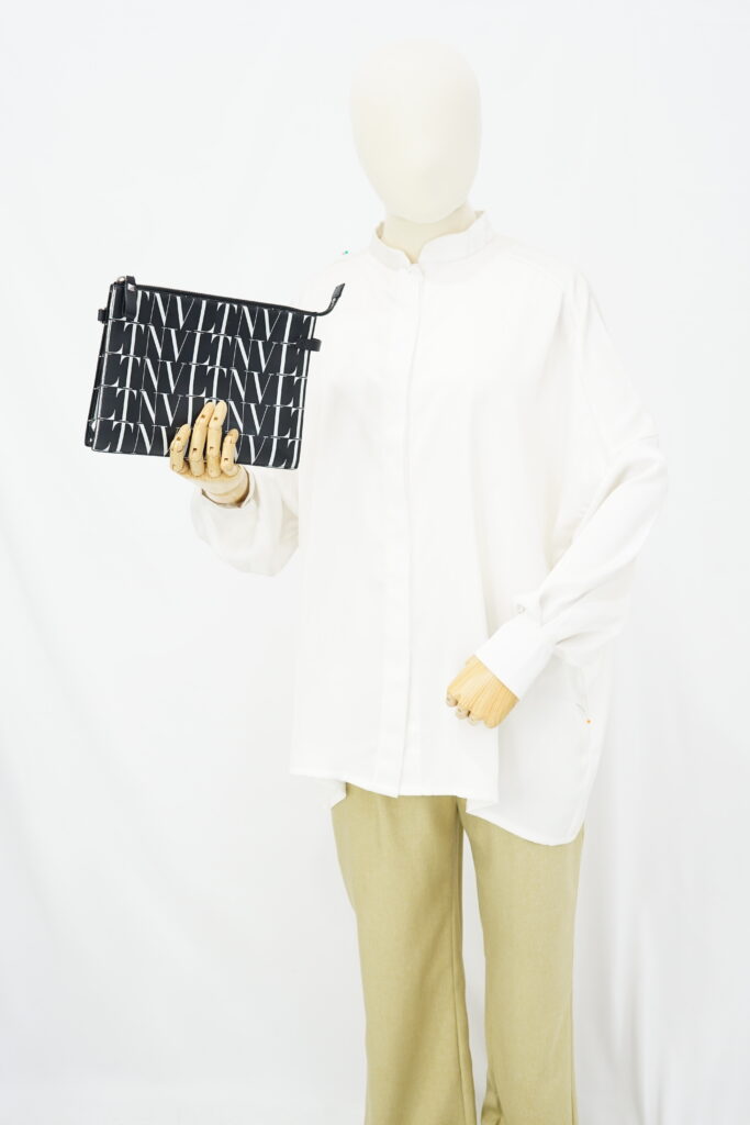 Valentino Garavani Vltn Times Zipper Black White SHW