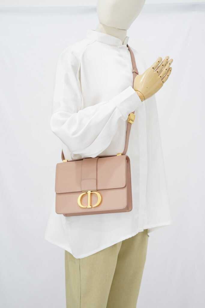 Dior 30 Montaigne Leather Nude GHW