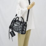 Balenciaga Reguler Classic City Graffiti Black White