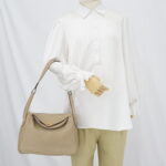 Hermes Lindy 30 Clemence Trench GHW
