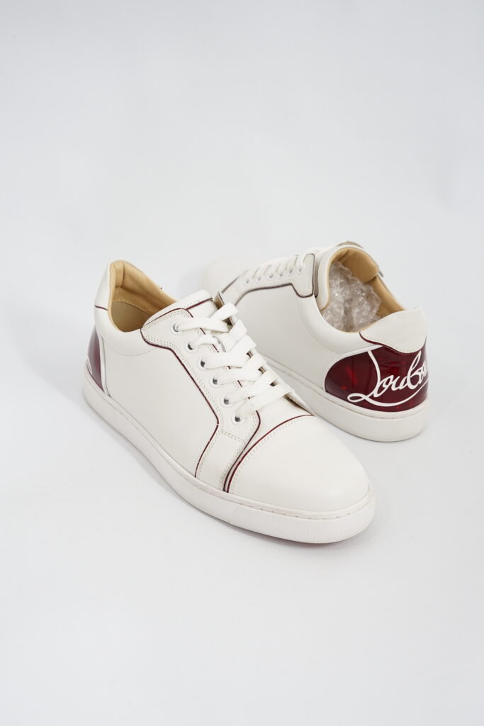 Christian Louboutin Fun Vieira Sneakers White Red
