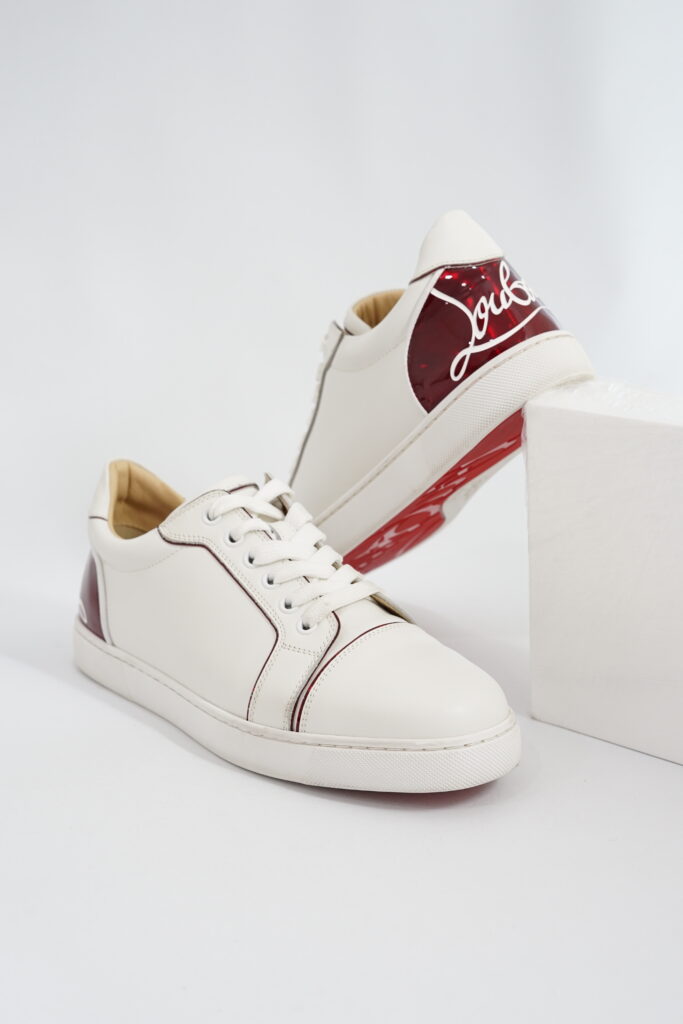 Christian Louboutin Fun Vieira Sneakers White Red