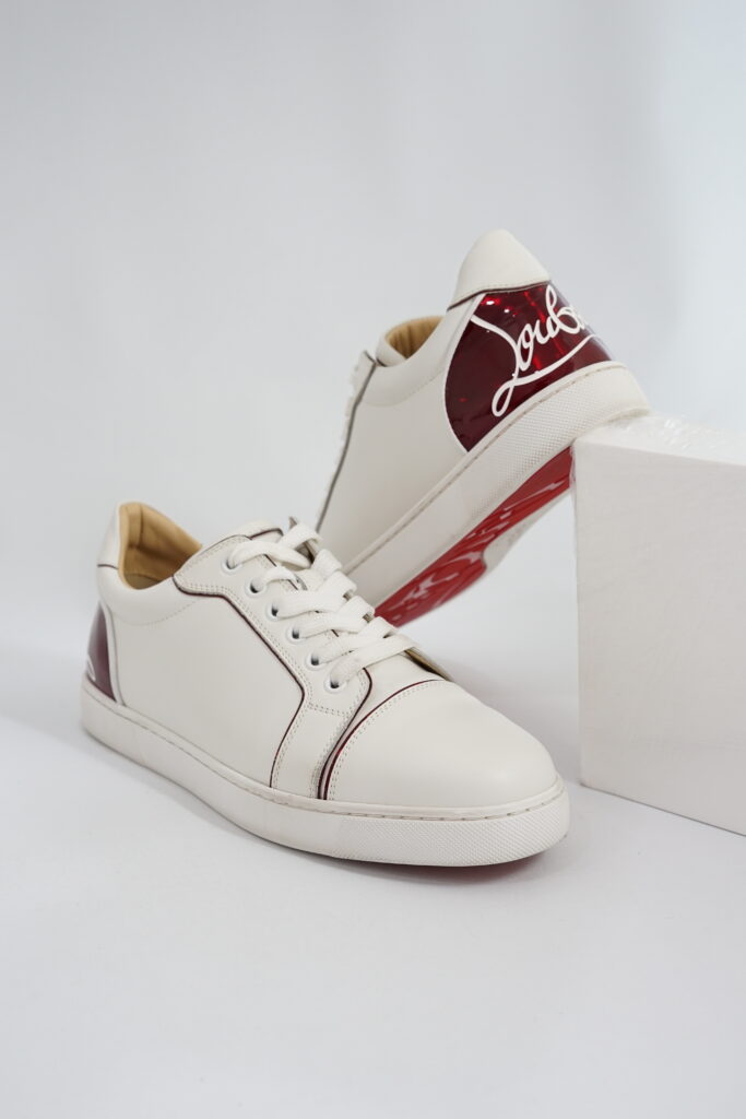 Christian Louboutin Fun Vieira Sneakers White Red