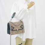 Fendi Ken I Heart Bag Beige Green