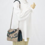 Fendi Ken I Heart Bag Beige Green