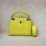 Louis Vuitton Capucines Lime Green GHW