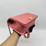 Chanel Boy 25 Caviar Pink GHW