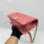 Chanel Boy 25 Caviar Pink GHW