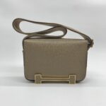 Hermes Geta Chevre Etoupe GHW