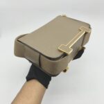 Hermes Geta Chevre Etoupe GHW