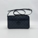 Gucci Mini Bag With Interlocking GG Supreme Black SHW