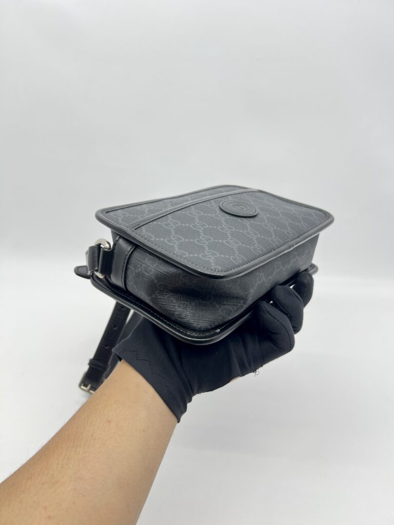 Gucci Mini Bag With Interlocking GG Supreme Black SHW