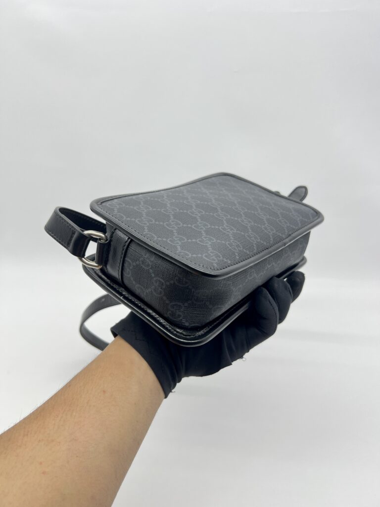 Gucci Mini Bag With Interlocking GG Supreme Black SHW