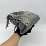 Balenciaga Small City Edge Chevre Grey GHW