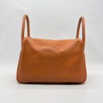 Hermes Lindy 30 Clemence Orange PHW