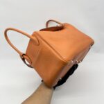 Hermes Lindy 30 Clemence Orange PHW