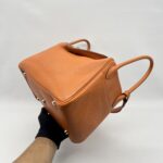 Hermes Lindy 30 Clemence Orange PHW