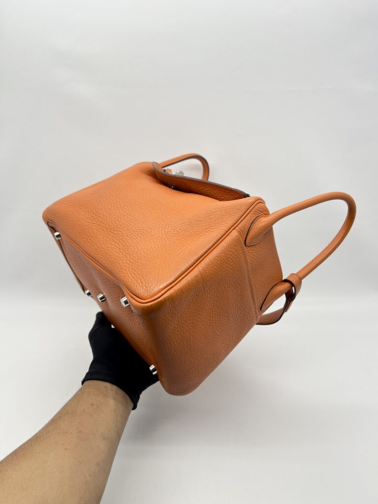 Hermes Lindy 30 Clemence Orange PHW
