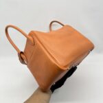 Hermes Lindy 30 Clemence Orange PHW