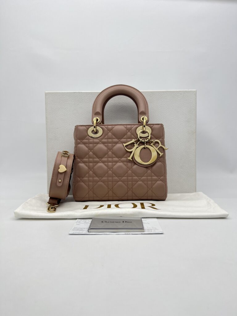 Dior Lady Dior Small Nude GHW