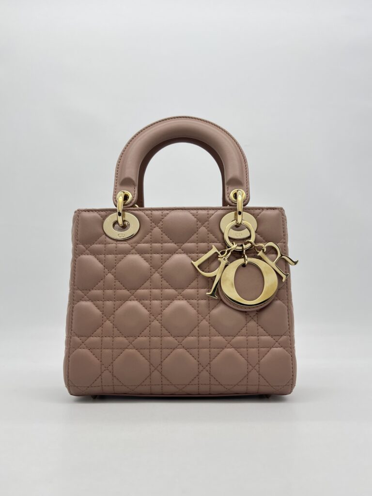Dior Lady Dior Small Nude GHW