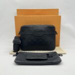 Louis Vuitton Trio Messenger Monogram Shadow Black